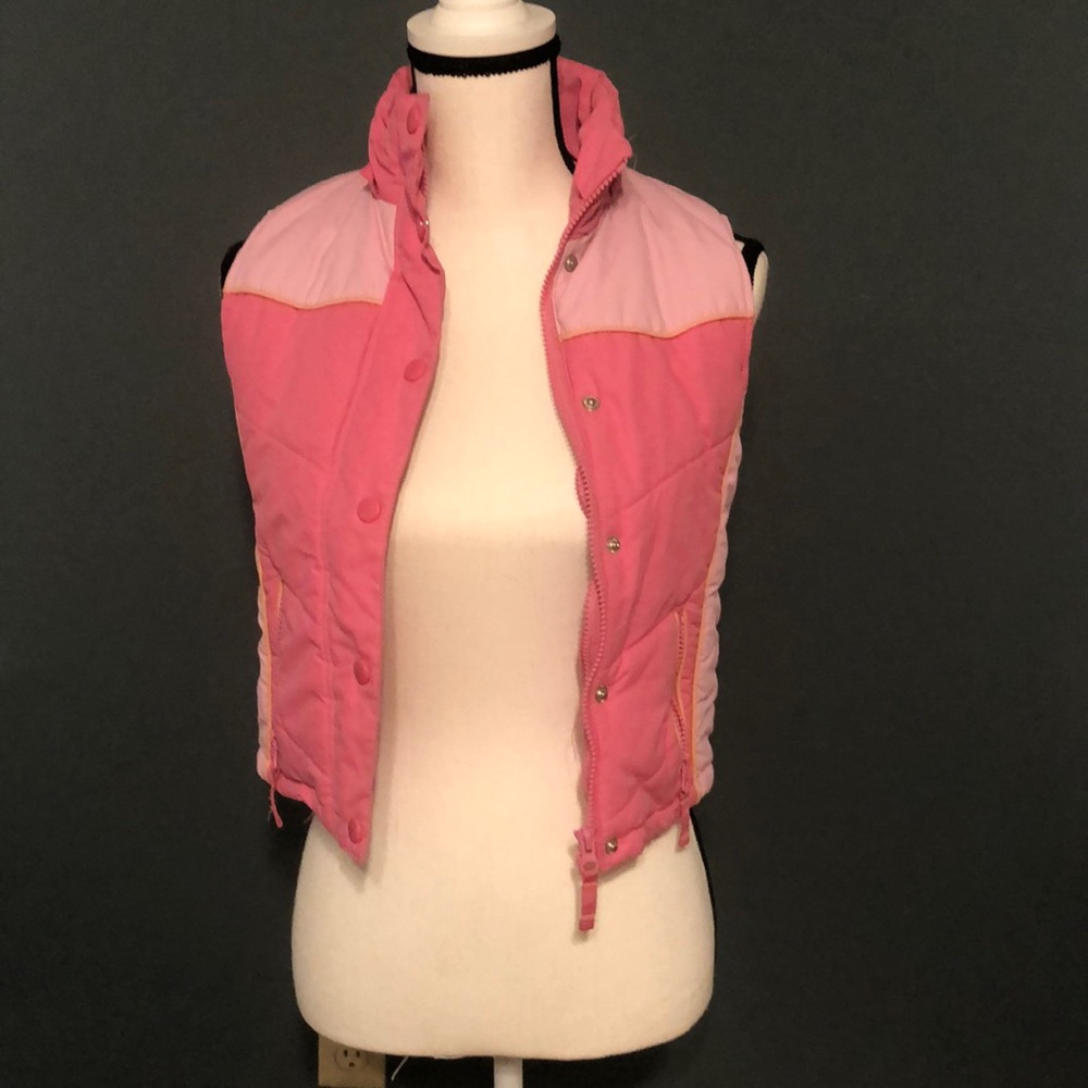 Puffy pink jacket